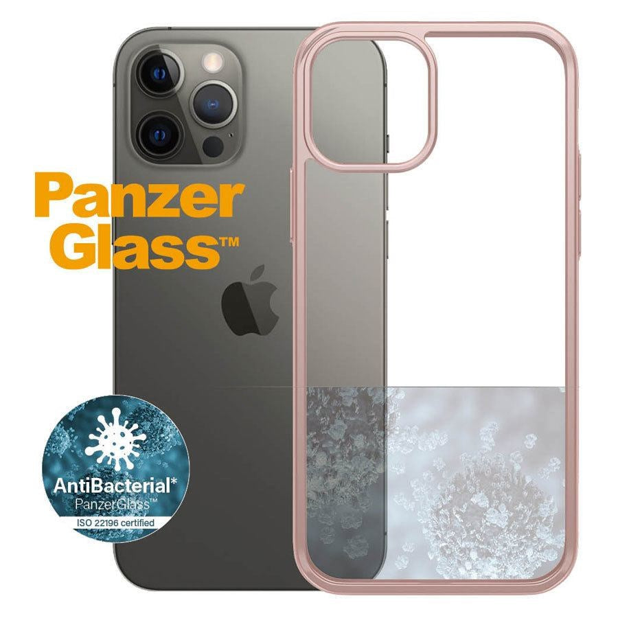 PanzerGlass ClearCase iPhone 12/12 Pro Cover, Rose Gold – 0274 – produktbillede 2
