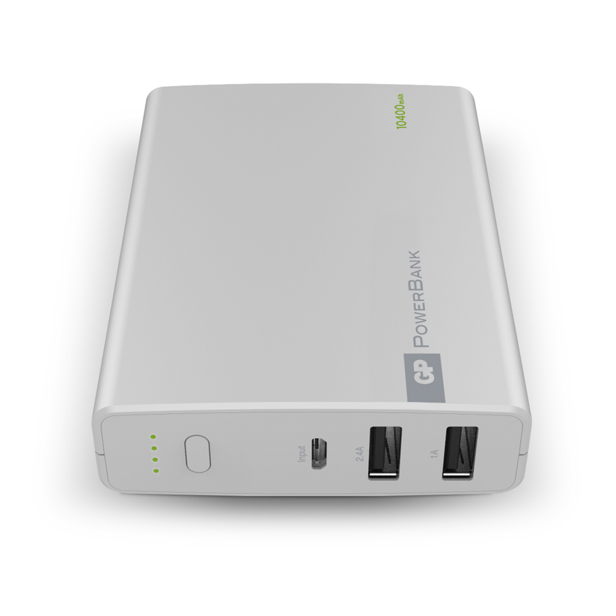 GP Powerbank Yolo 10.400 mAh, Hvid, 405127