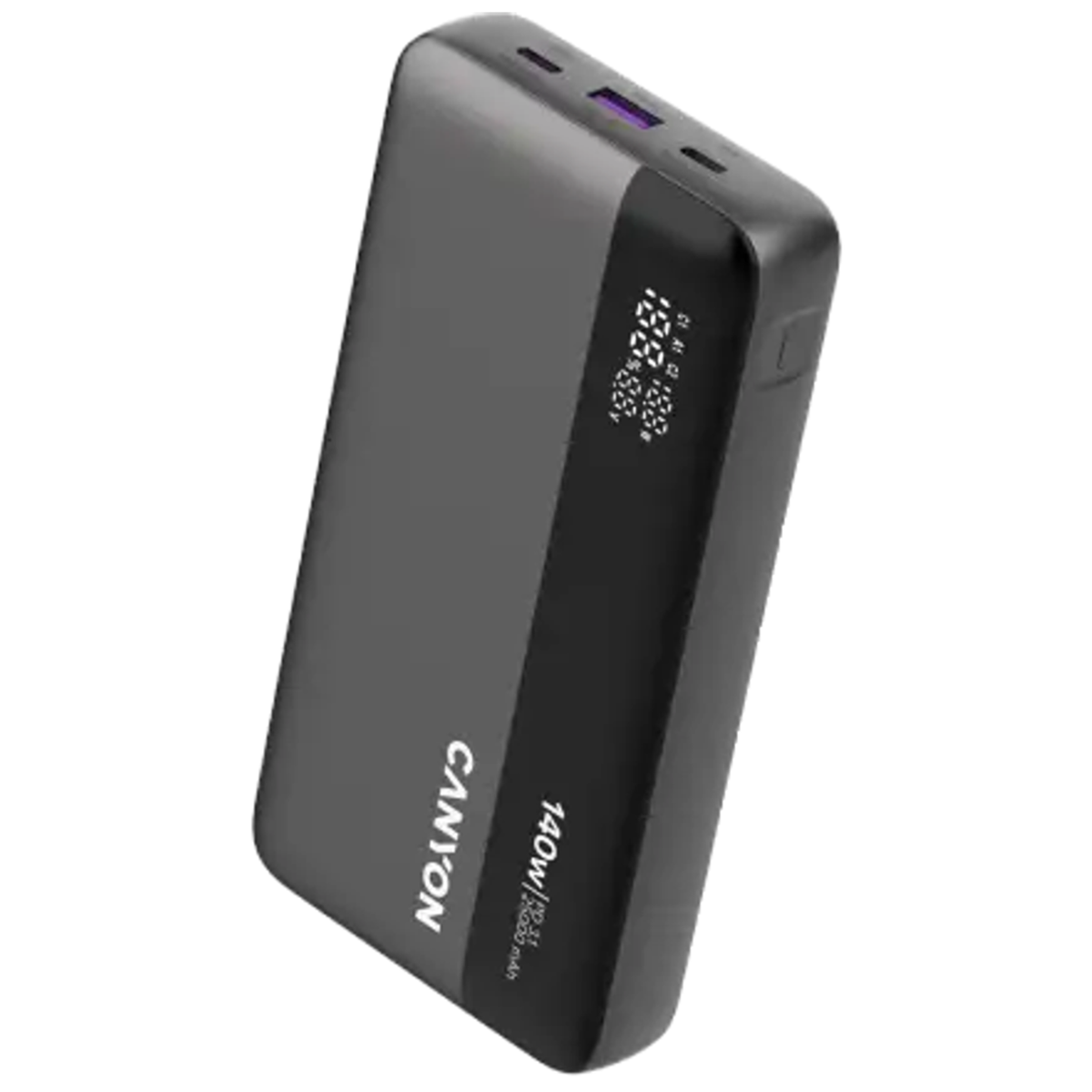 Canyon OnPower 240 25000mAh 140W, Mørkegrå, CNS-CPB240