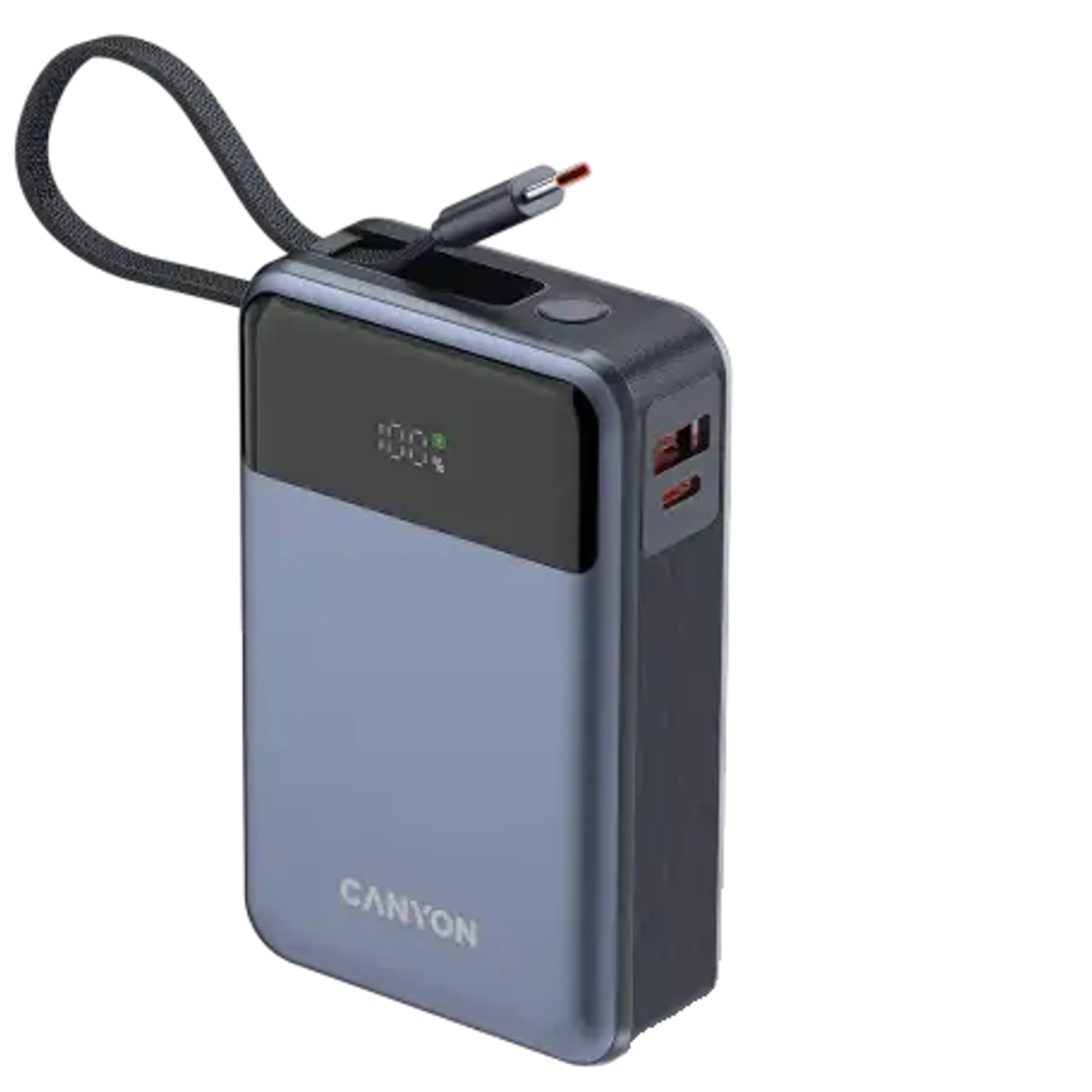 Canyon OnPower 600 20.000 mAh 65W, Mørkegrå, CNS-CPB600DG