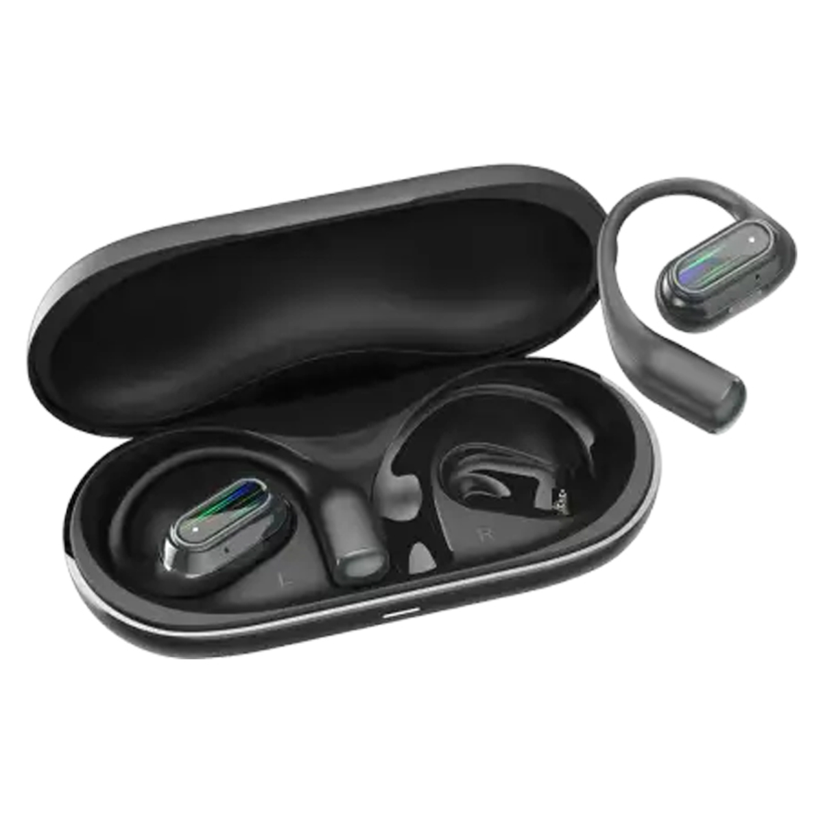 Canyon OnFlow 12 OWS Bluetooth Headset, Sort, CNS-TWS12BK
