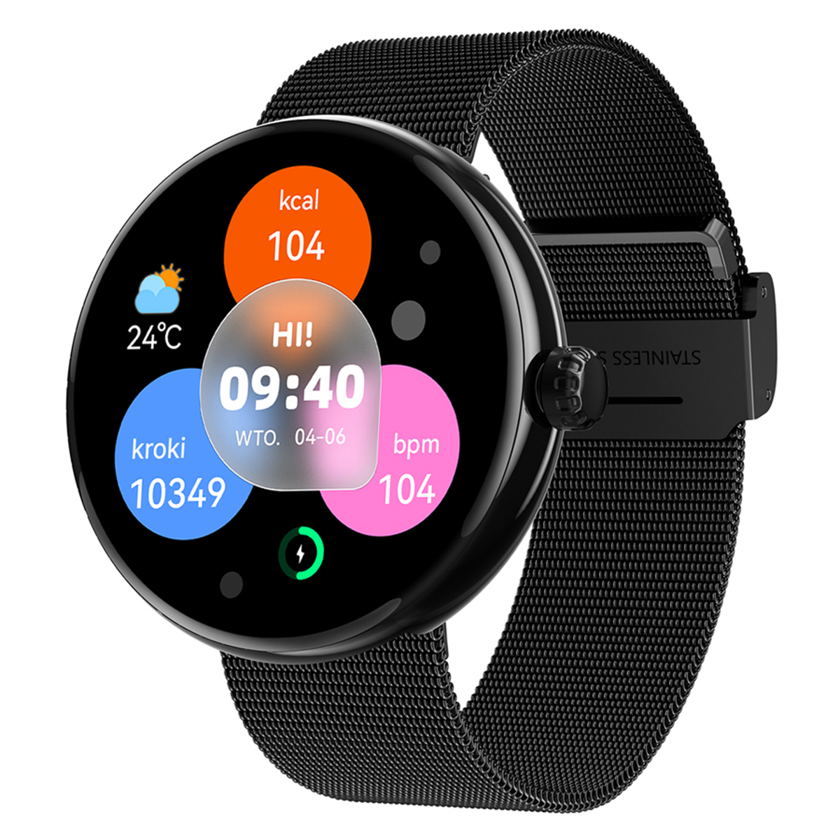Forever smartwatch Forevive 5 SB-365, Black, GSM180308