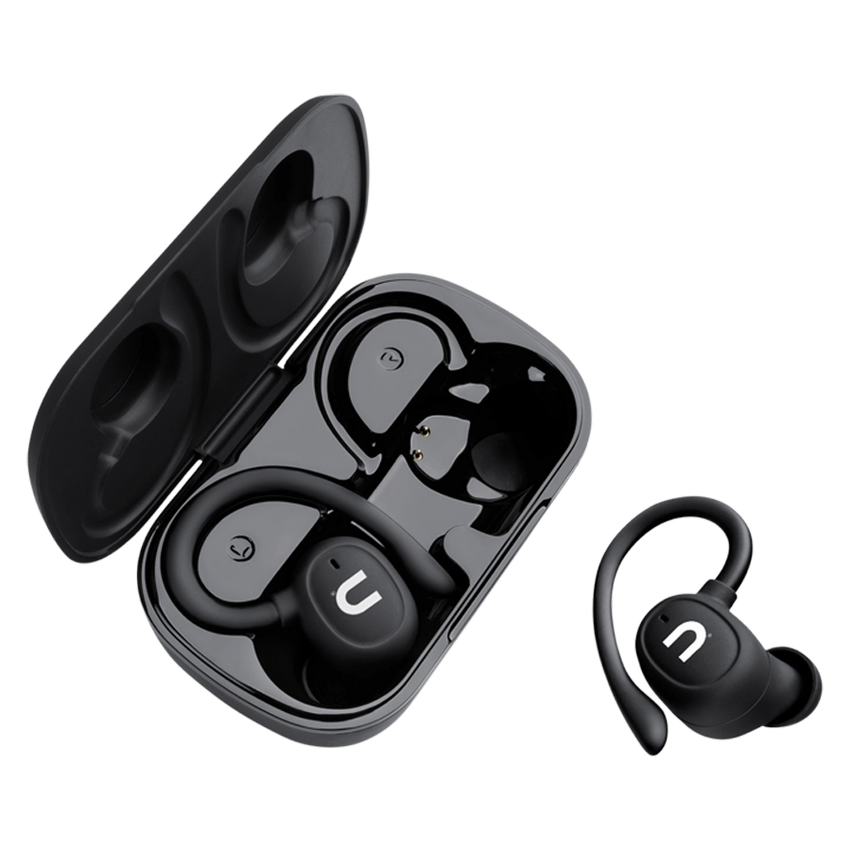 Niceboy HIVE Airsport 3 Pro trådløse høretelefoner, sort, HIVE-AIRSPORT-3-PRO