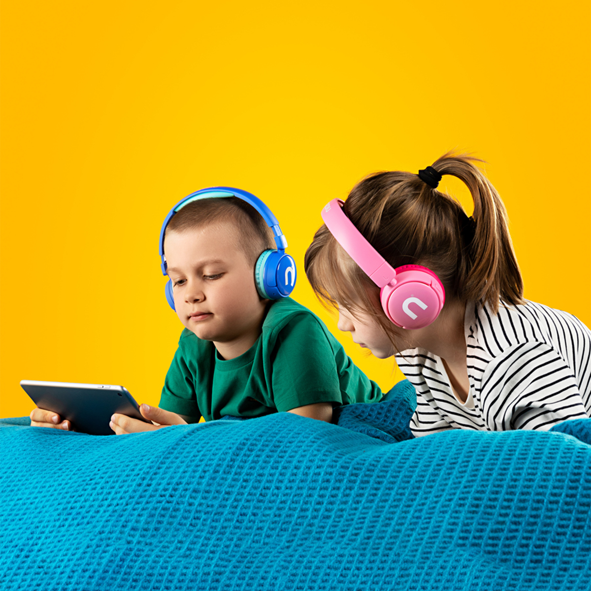 Niceboy Hive Kiddie Trådløse Høretelefoner Til Børn, Pink, HIVE-KIDDIE-PINK