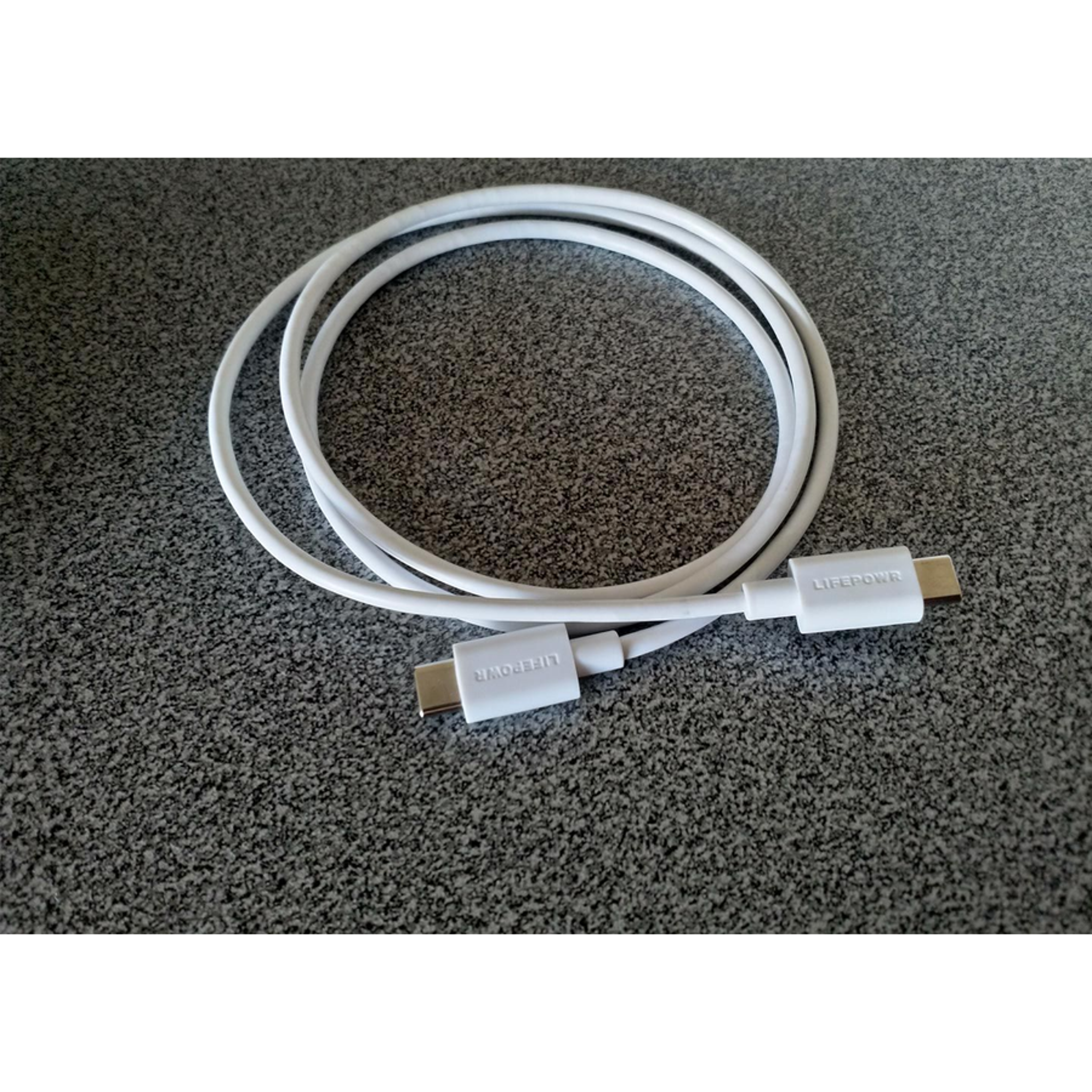 LIFEPOWR 100W Power Delivery og 2.0 data USB-C til USB-C 1m kabel, LPC