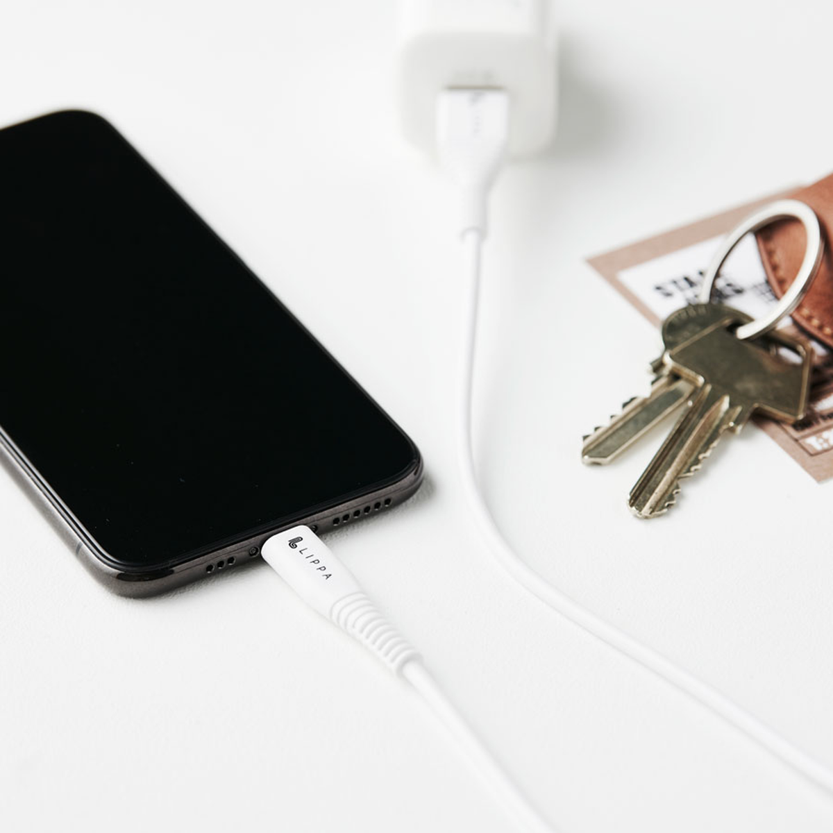USB-A til MFi Lightning kabel 1m til Apple iPhone, Hvid, LPCAL1W