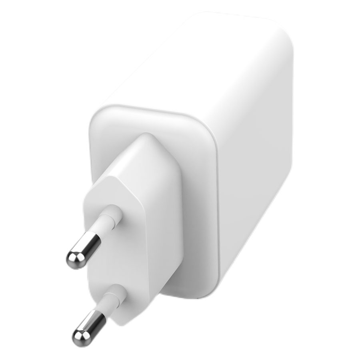 Lippa 65W USB-C PD & USB-A QC GaN oplader, Hvid, LPWC65W