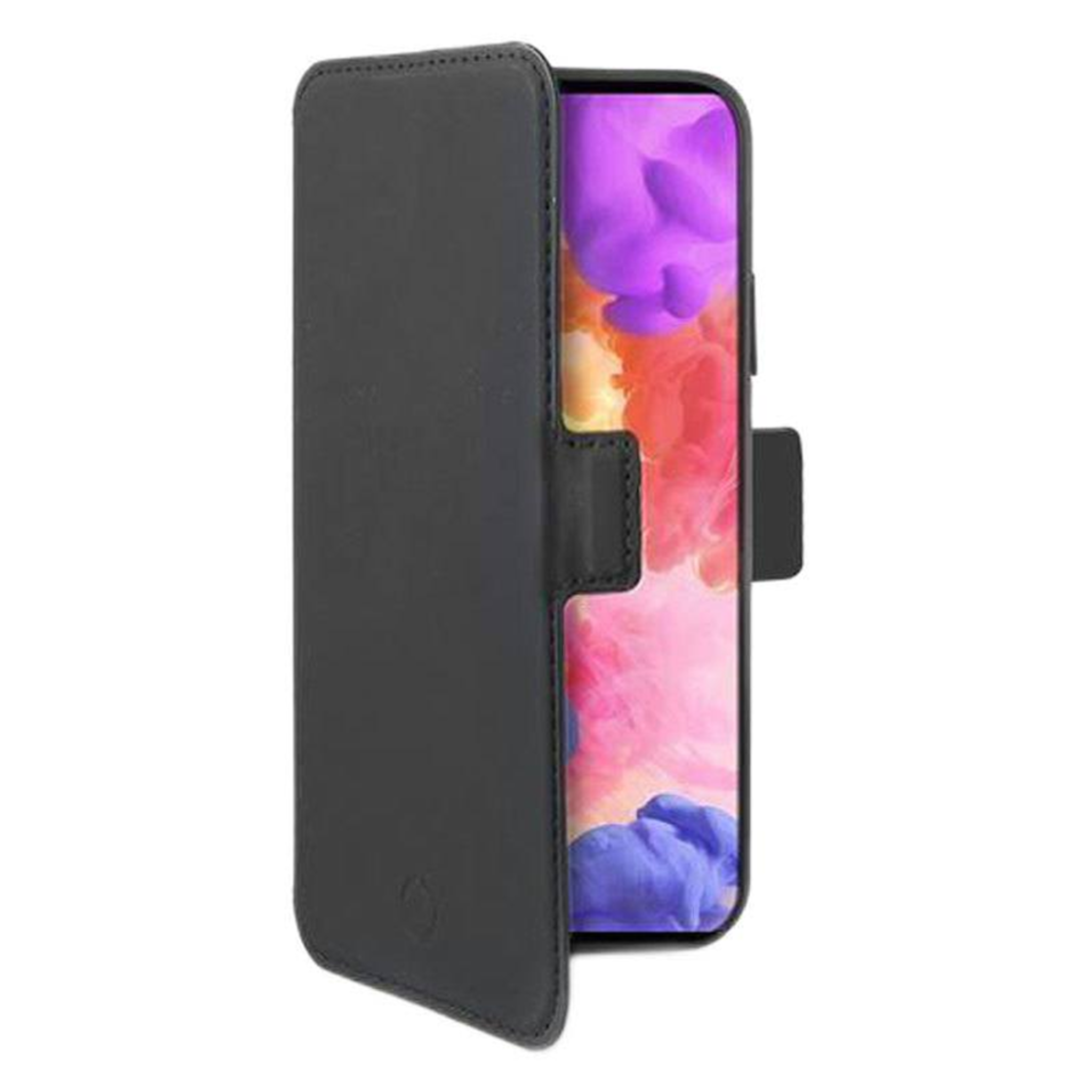 Celly Prestige Huawei P30 Cover med magnetluk, Sort, PRESTIGEM848BK