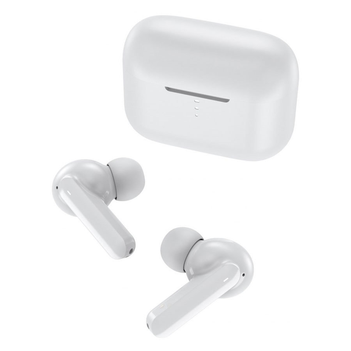 QCY T10 TWS In-Ear Høretelefoner, Hvid, T10-W