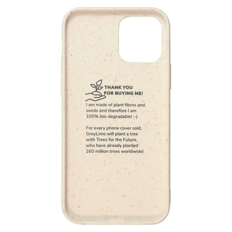 GreyLime iPhone 12/12 Pro miljøvenligt cover Beige – COIP12M08 – produktbillede 2