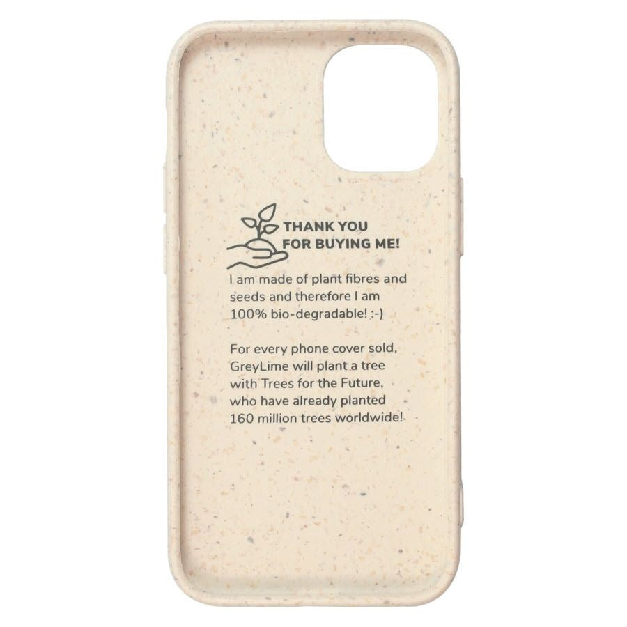 GreyLime iPhone 12 mini miljøvenligt cover Beige – COIP12S08 – produktbillede 2