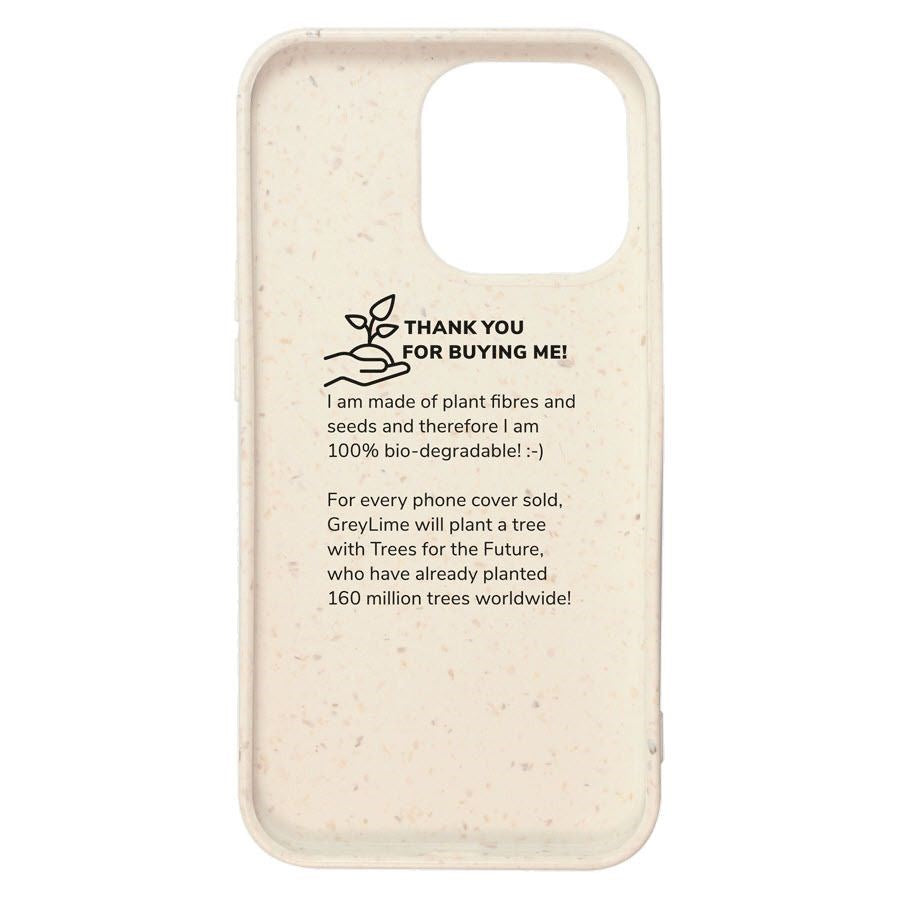 GreyLime iPhone 13 Pro miljøvenligt cover Beige – COIP13L02 – produktbillede 2