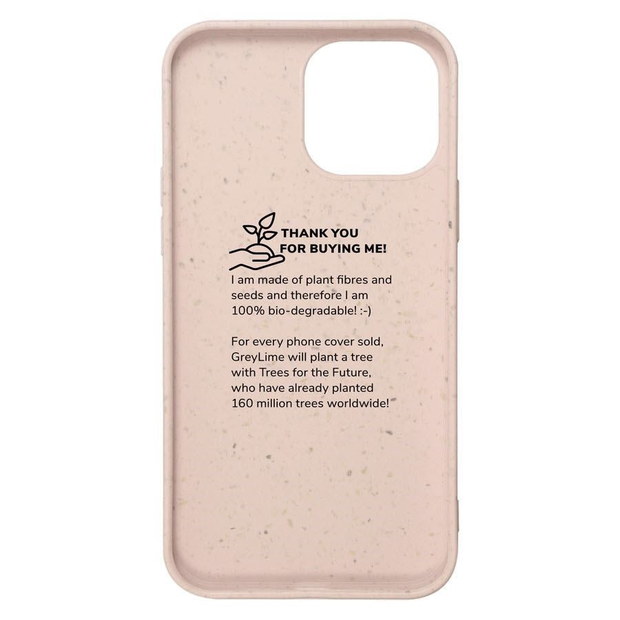 GreyLime iPhone 13 Pro miljøvenligt cover Fersken – COIP13L04 – produktbillede 2