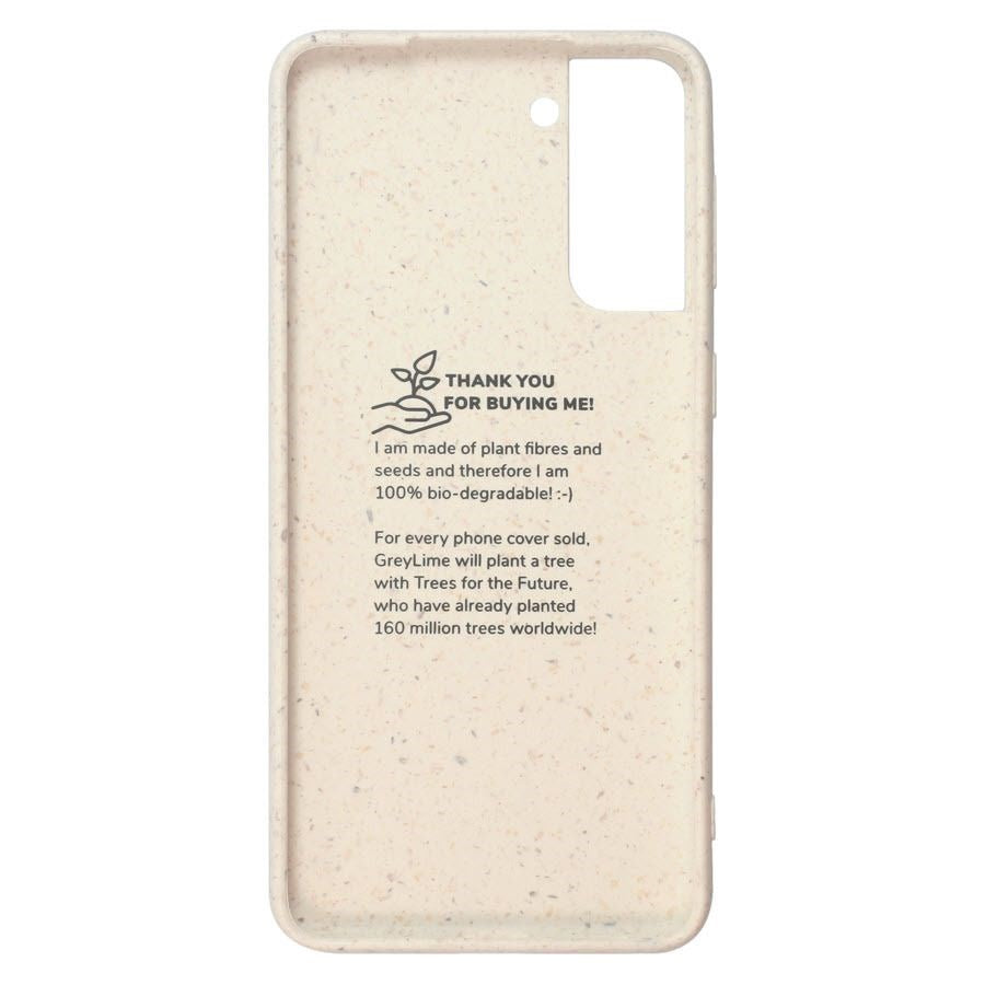 GreyLime Samsung Galaxy S21 miljøvenligt cover Beige – COSAM2102 – produktbillede 2