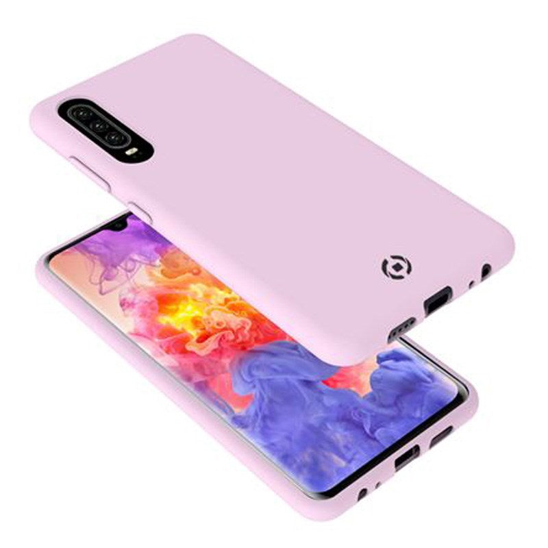 Celly Feeling Huawei P30 Silikone Cover, Lyserød – FEELING848PK – produktbillede 3