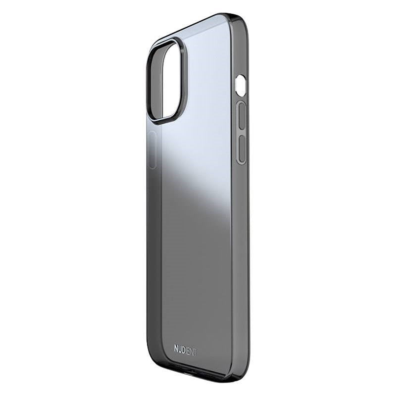 Nudient Thin iPhone iPhone 12 Pro Max TPU Cover, Sort Transparent – IP12PM-TPUB – produktbillede 2
