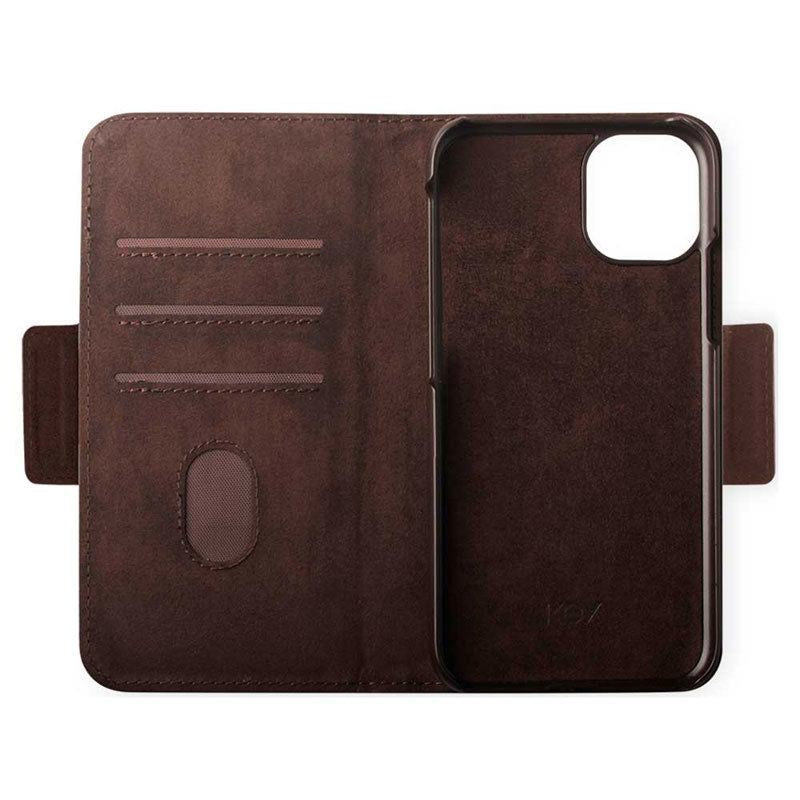 Key Wallet Nordfjord iPhone 12 Mini Cover, Walnut – KNWN-1010 – produktbillede 2