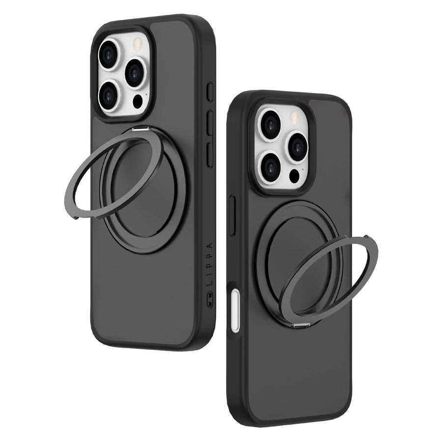 Lippa MagSafe 360 roterende iPhone 16 Pro Cover, Sort – LPCOVER0004 – produktbillede 2