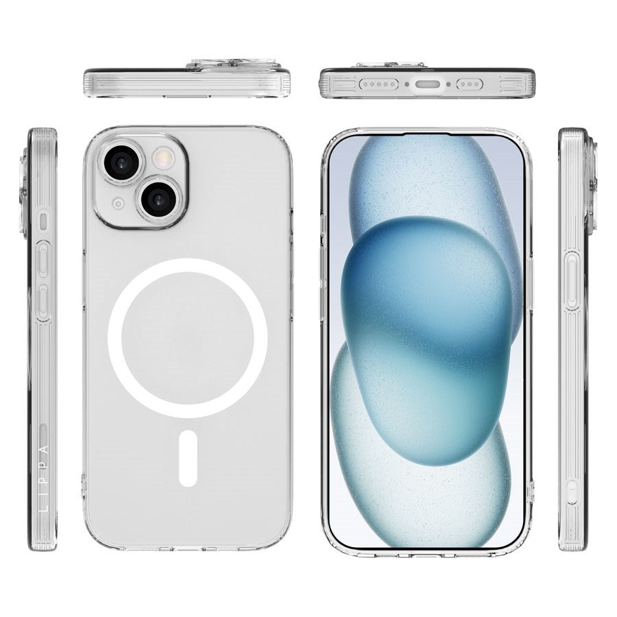 Lippa MagSafe iPhone 15 Cover, Gennemsigtig – LPCOVER0013 – produktbillede 2