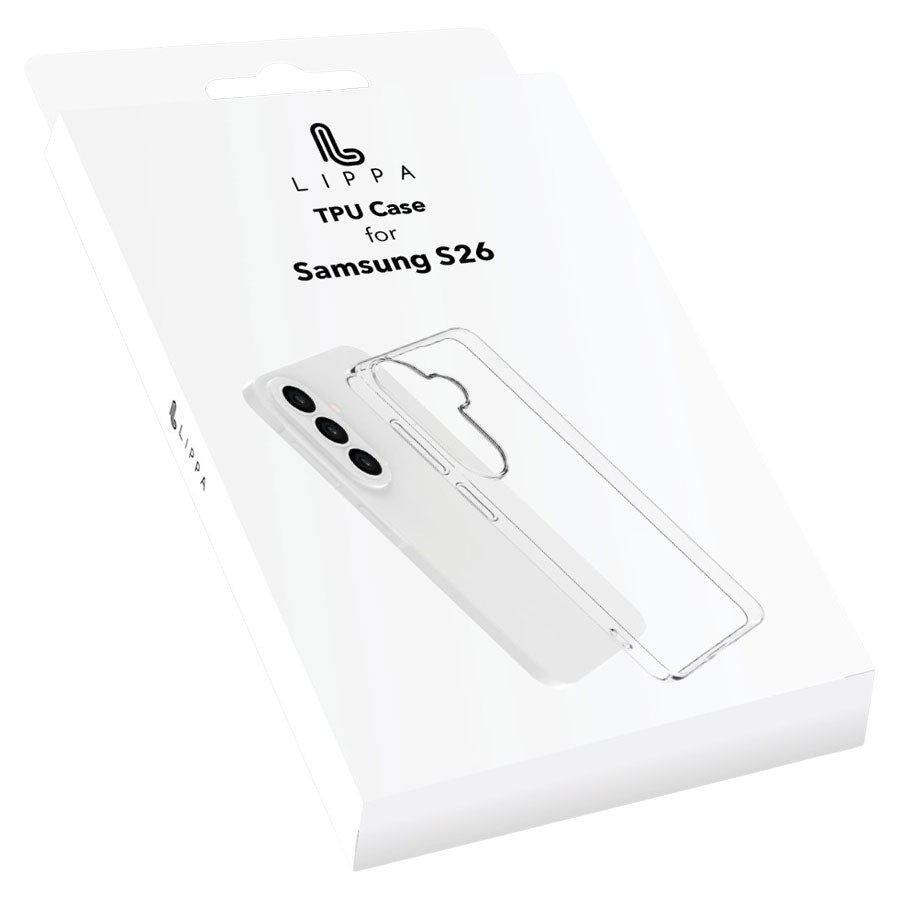 Lippa Samsung S26 TPU Cover, Transparent – LPCOVER0098 – produktbillede 3