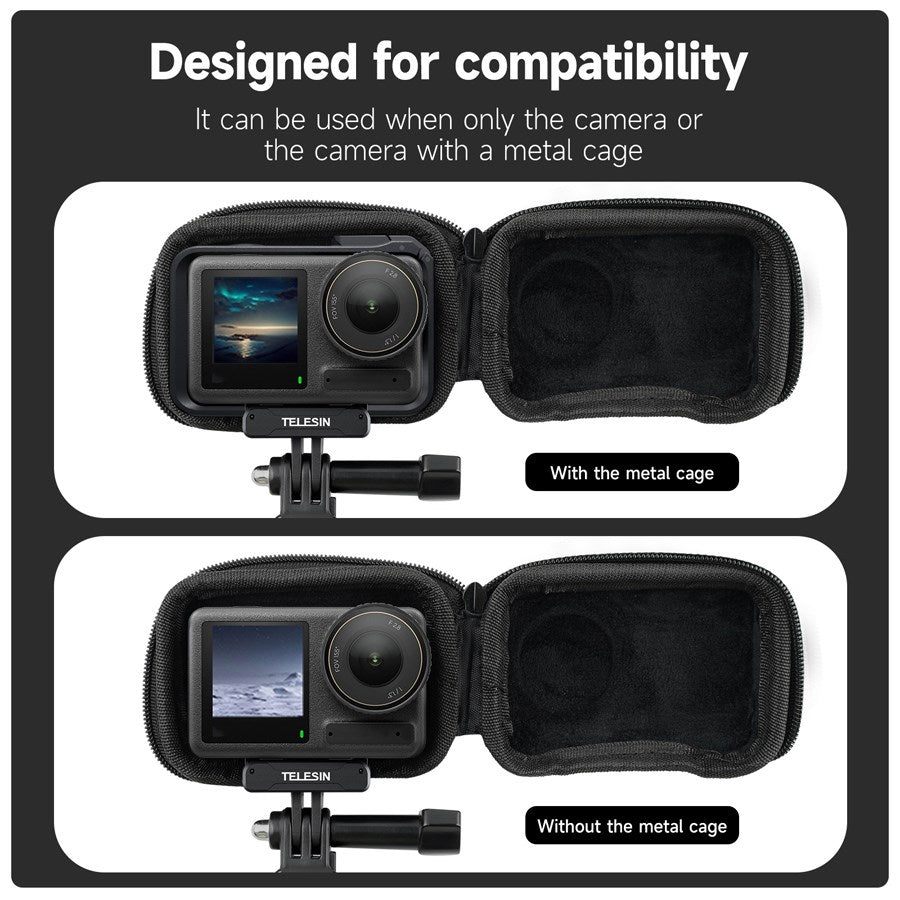 Telesin Beskyttelsestaske til DJI Osmo Action 3 til 5 Pro – OA-BAG-002 – produktbillede 5