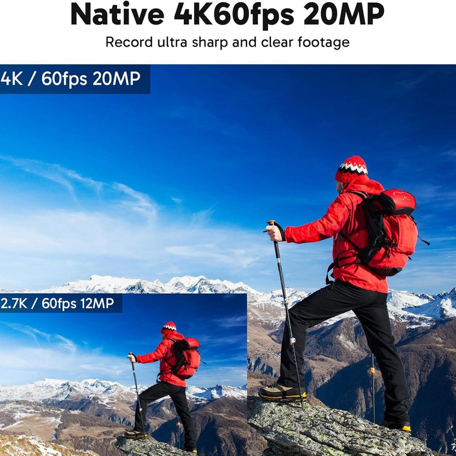 Akaso V50 Elite, 4K UHD, 60FPS Action kamera – SYA0074-GY1 – produktbillede 2