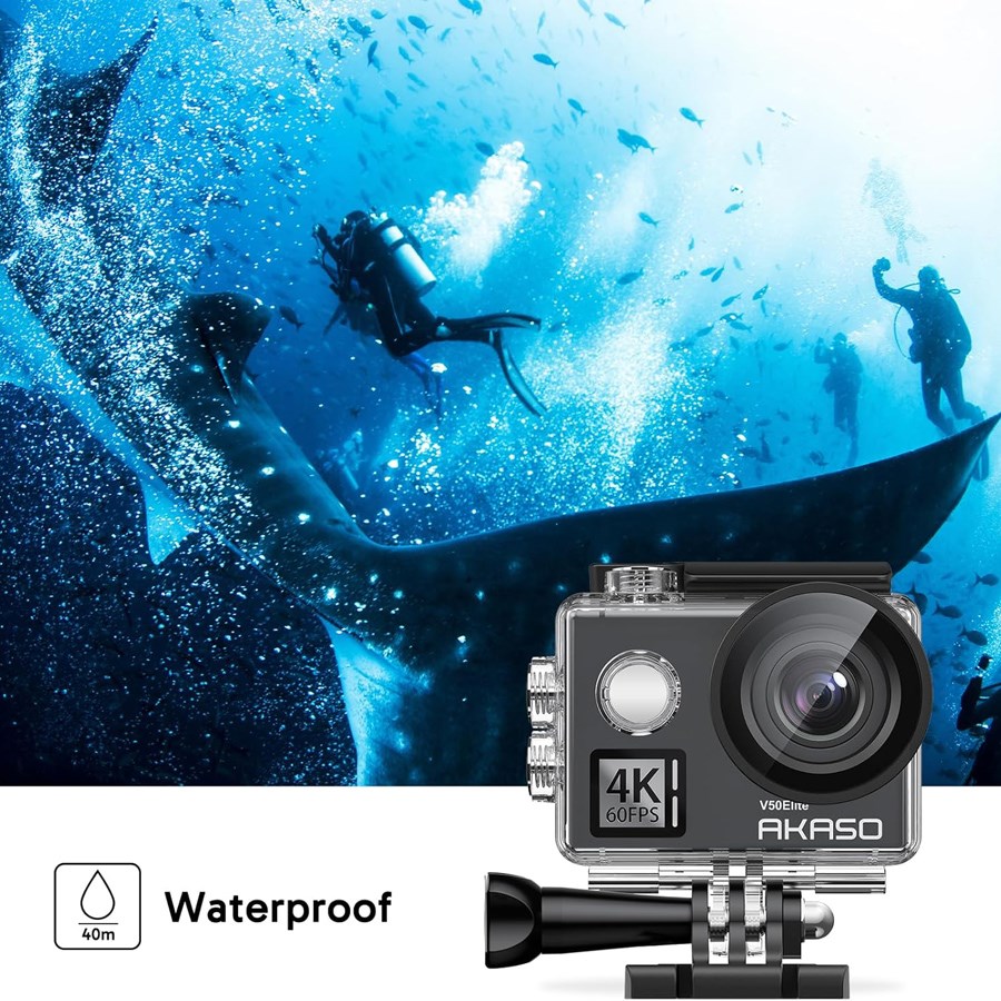 Akaso V50 Elite, 4K UHD, 60FPS Action kamera – SYA0074-GY1 – produktbillede 5