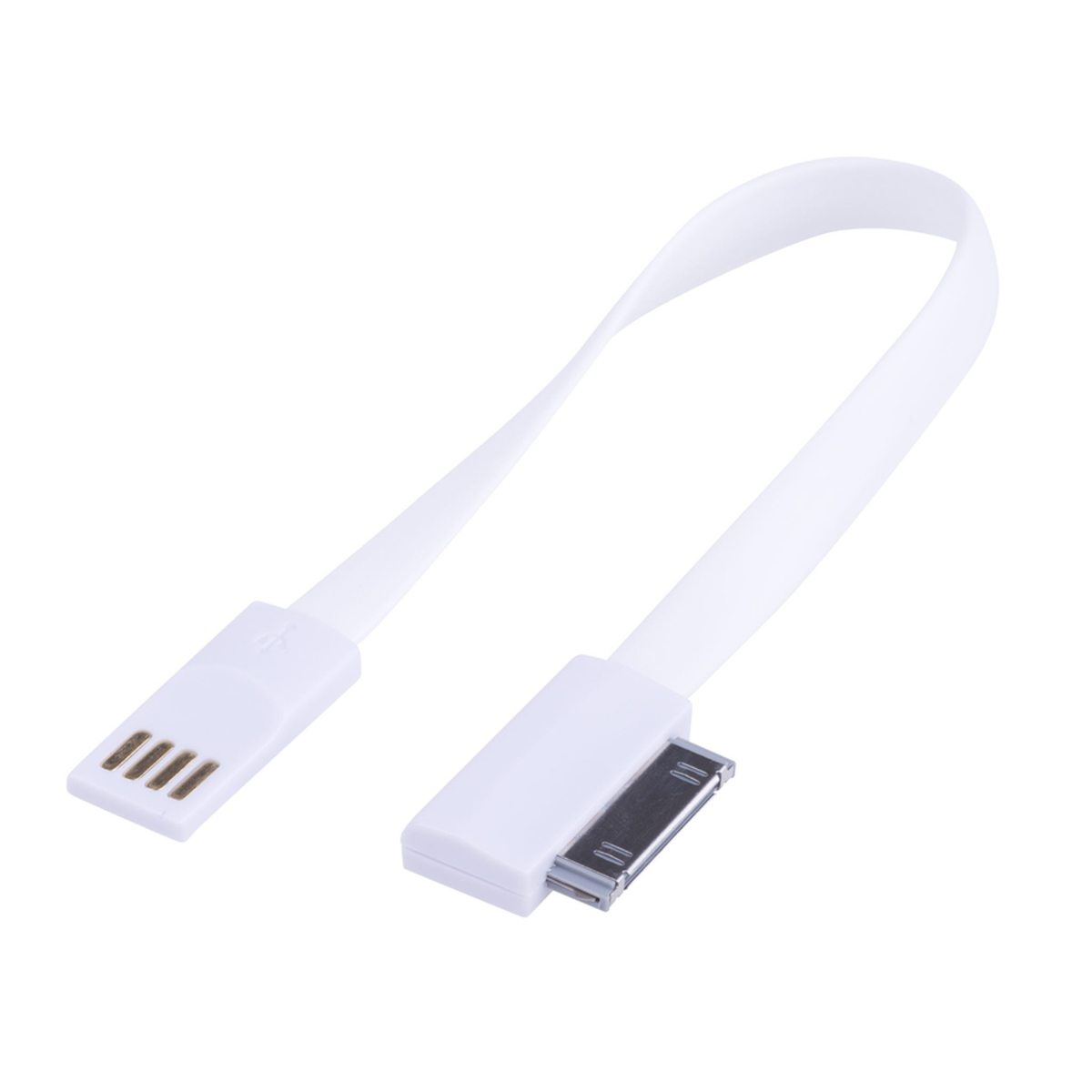 Magnetic 30 Pin - 22 cm kabel, Hvid, C102003