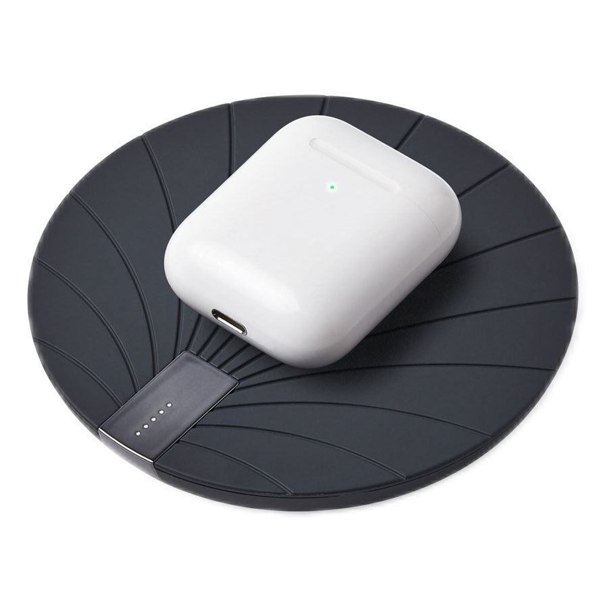 Lexon Bali 5000 mAh powerbank med 10W trådløs oplader, Sort, LL127N