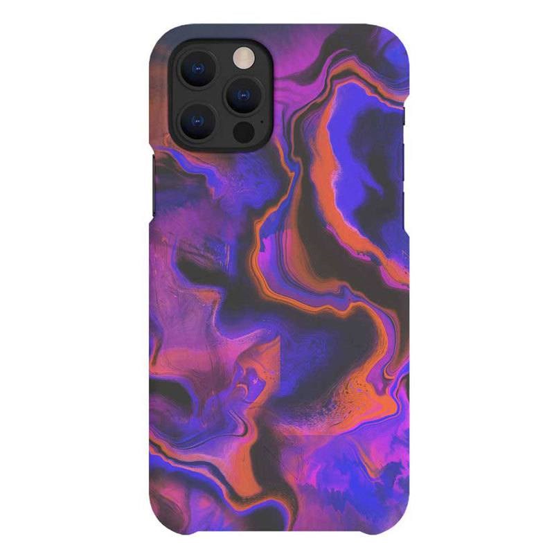 A Good Company iPhone 12/12 Pro Miljøvenligt Cover, Purple Red Marble – BS7350117453149