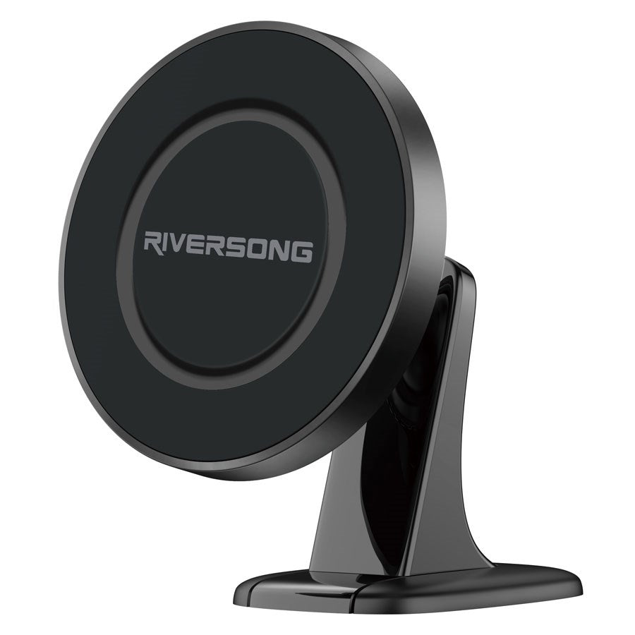 Riversong MagClip, magnetisk holder til iPhone 12-15 til bil, Sort – CH12-BLACK