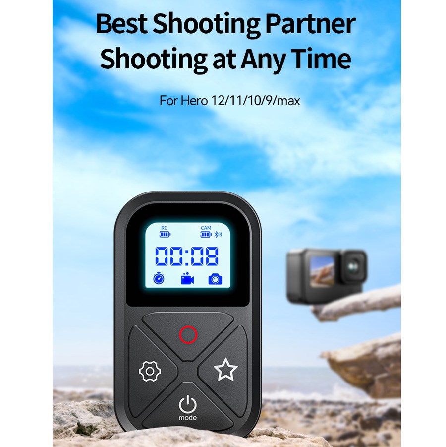 GP RMT T10 Telesin Bluetooth Remote Gopro Hero 8 To 13, Max, And Mobile Phones 2