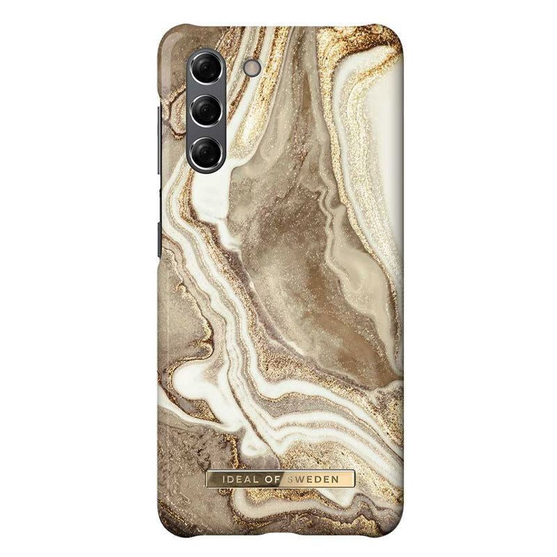 iDeal Of Sweden Samsung Galaxy S21 Fashion Cover, Golden Sand Marble – IDFCGM19-S21-164