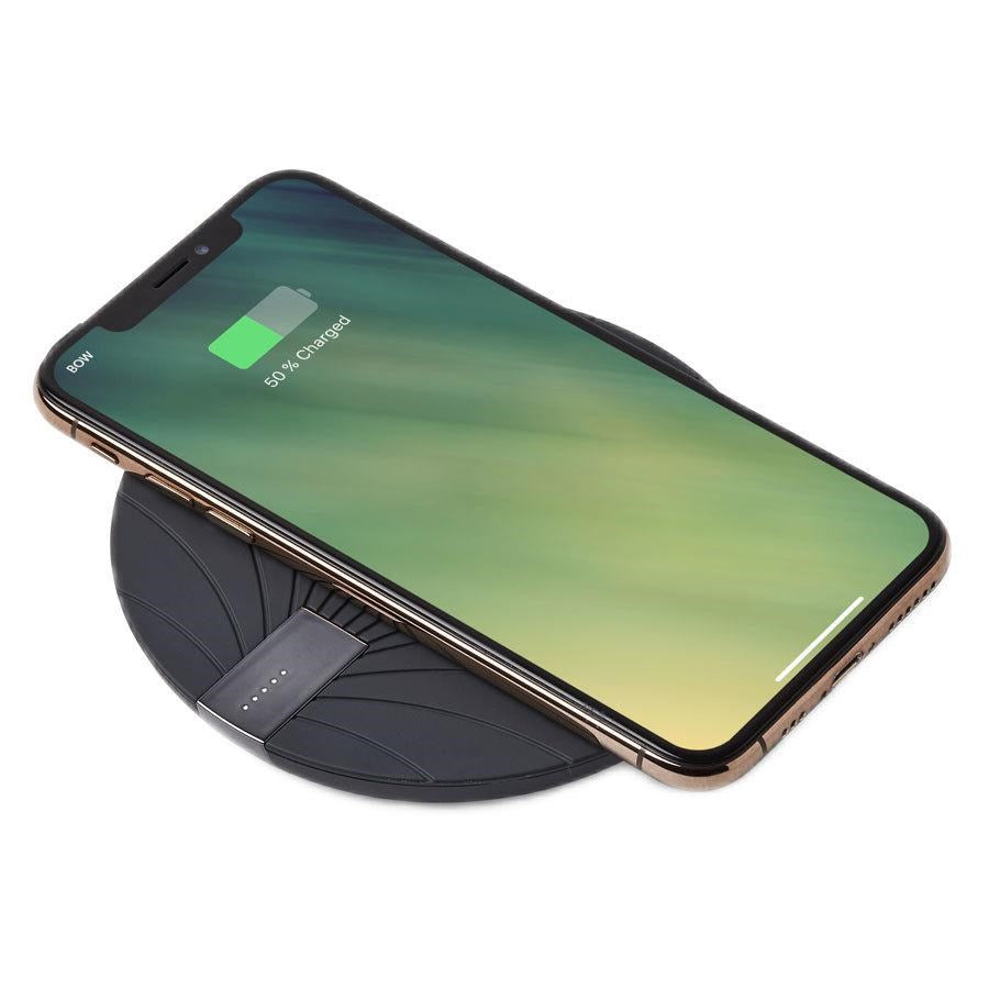 Lexon Bali 5000 mAh powerbank med 10W trådløs oplader, Sort – LL127N – produktbillede 3