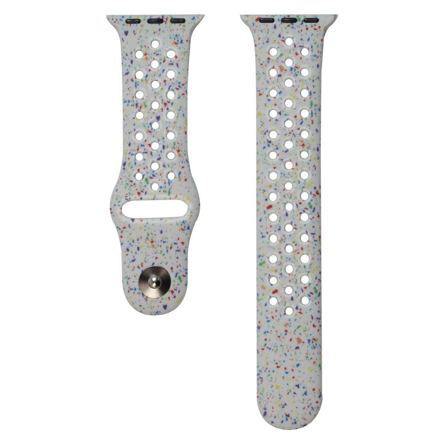 LPAW057 Lippa Apple Watch FLOUR Silikonerem 42,44,45,49, Hvid 3
