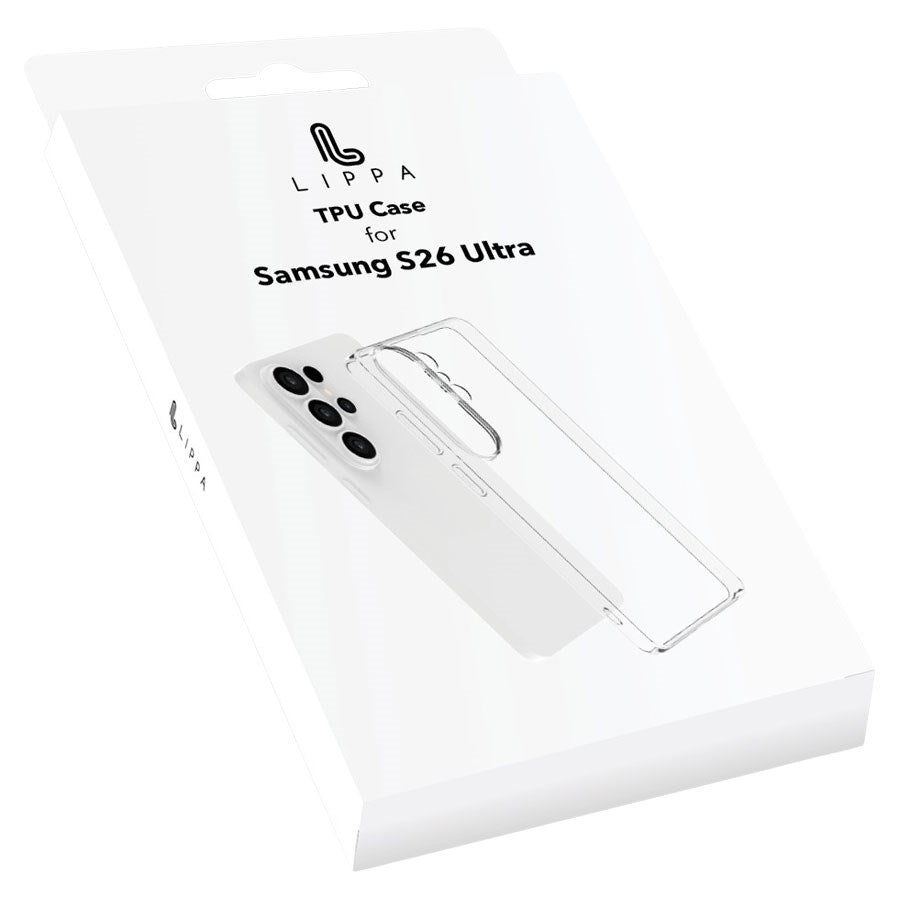 LPCOVER0100 Lippa Samsung S26 Ultra TPU Cover,Transparent 3