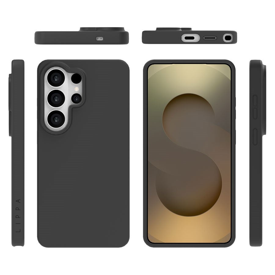 Lippa Samsung S26 Ultra Silicone Cover, Sort – LPCOVER0101 – produktbillede 2