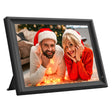 Lippa 15,6" Frameo - Digital billedramme m. video, Sort – LPFR15B