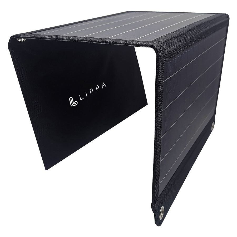 Lippa 15W Solcellepanel m. 2 x USB-A Output – LPSP15