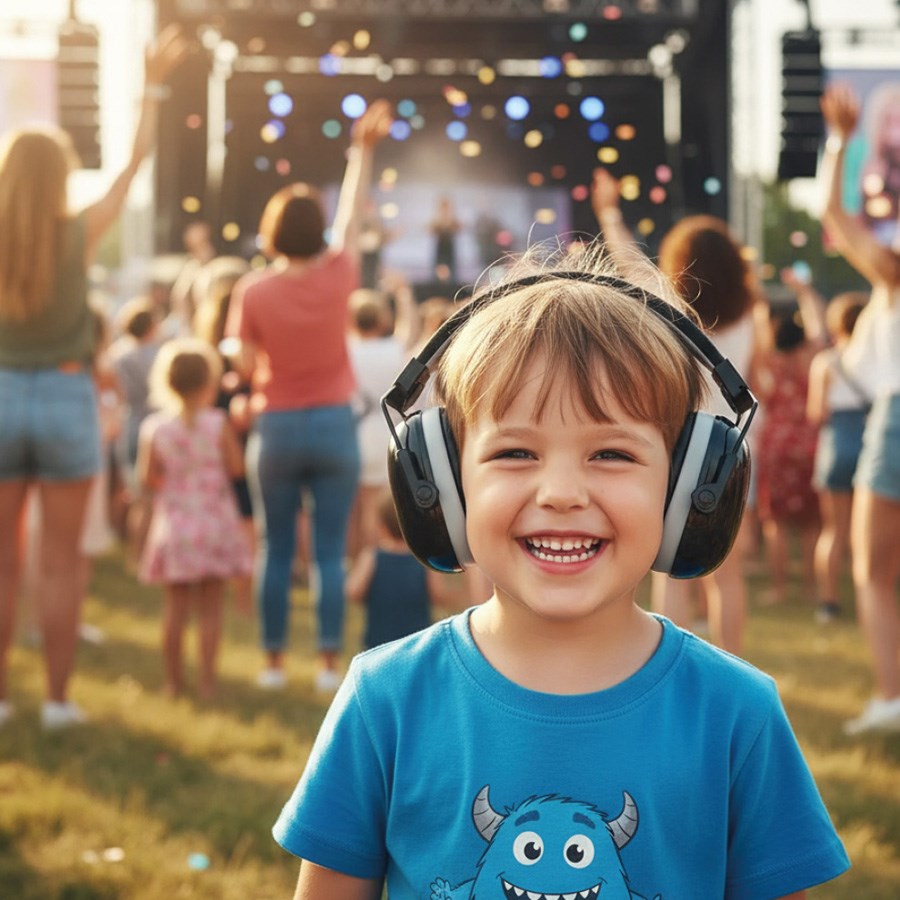 MILO BLACK Momini Milo Black Kids Noise Reducing Earmuffs 2
