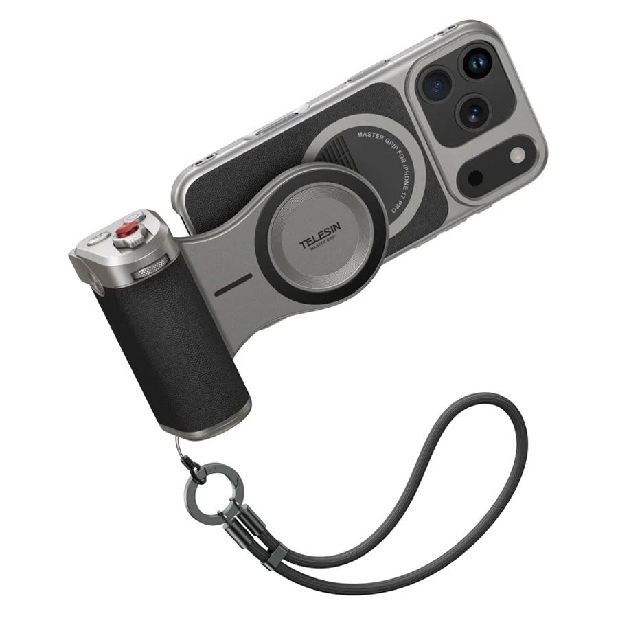Telesin Master Grip til iPhone 17 Pro, Standard Kit – P5-MCS-10-TIP