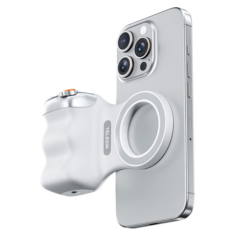 Telesin Fun Shot MagGrip 2 – Magnetisk Greb til Smartphone – P5-MP-001WH