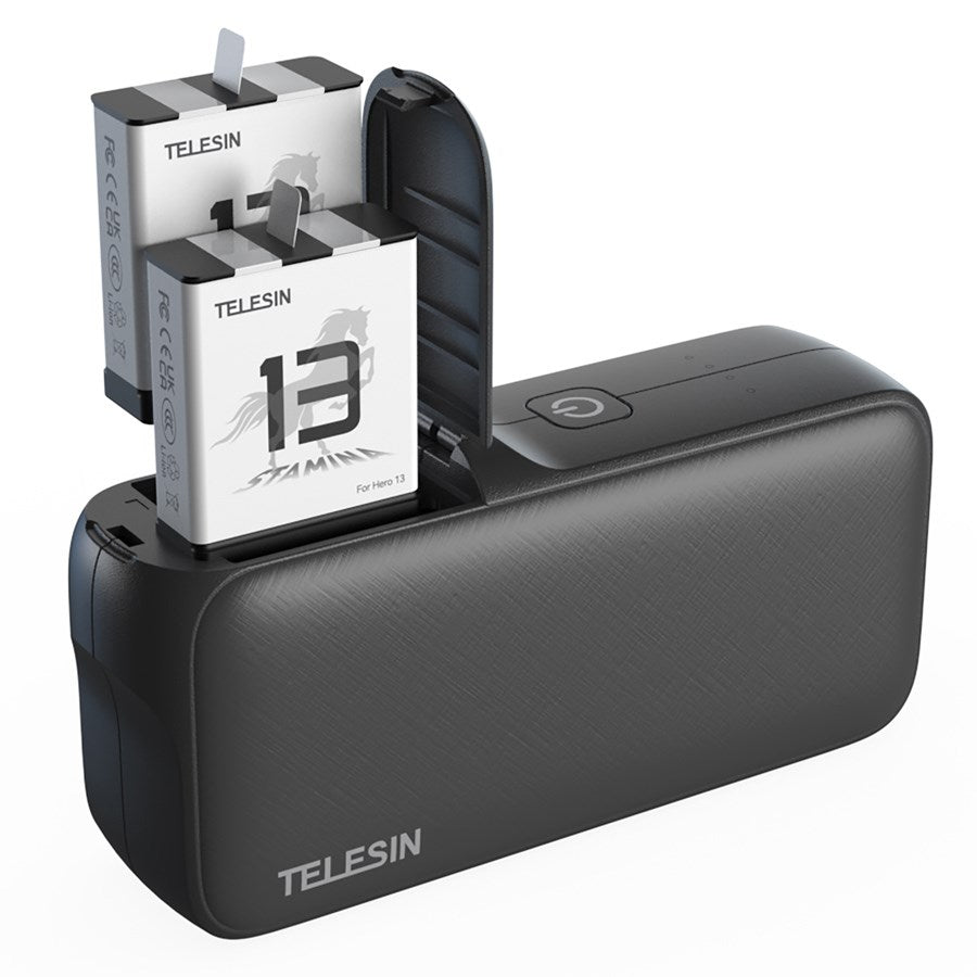 Telesin Powerbank til GoPro Hero 13 batterier / Smartphones – S0-PB-01-TGP