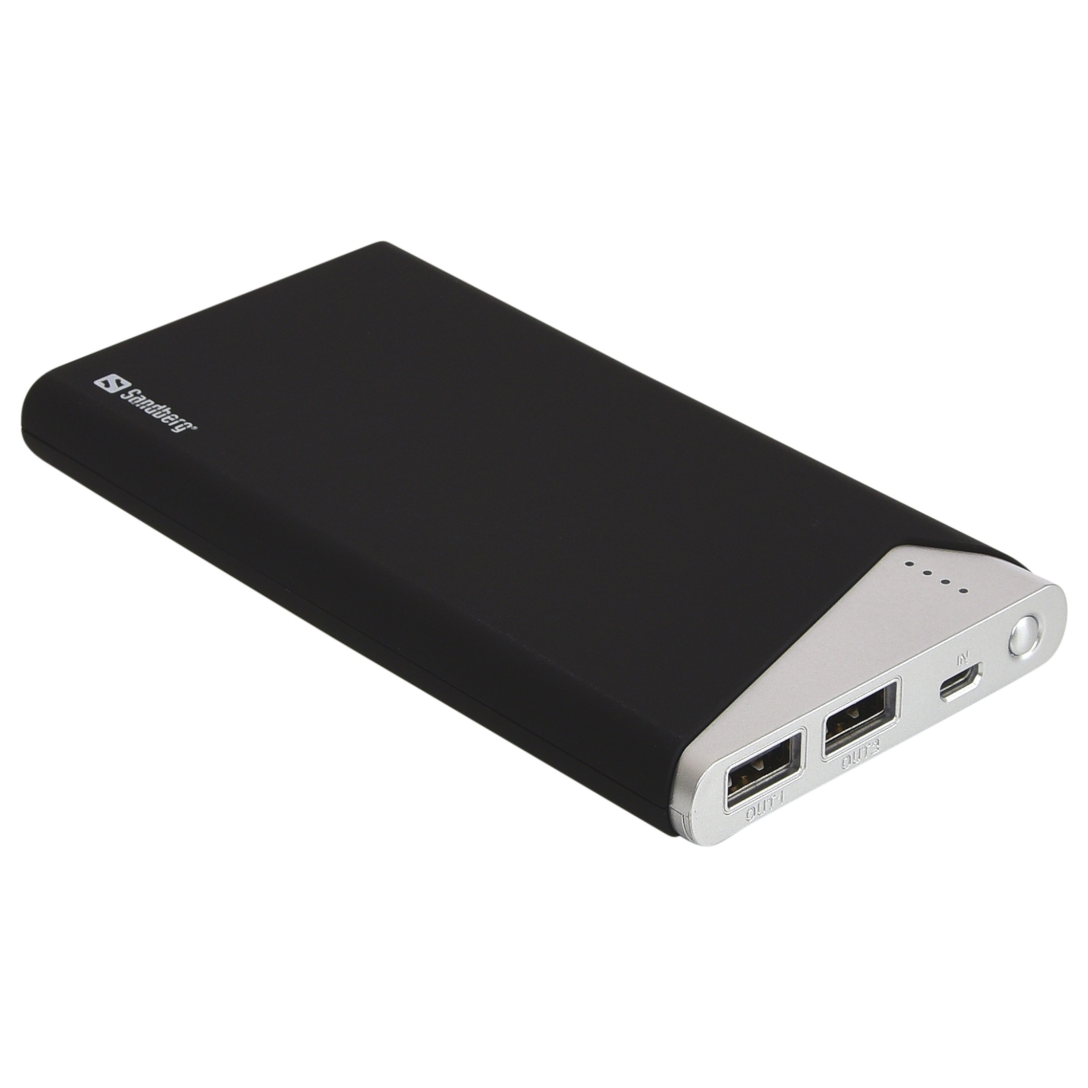 Sandberg PowerBank 10000 mAh powerbanken.dk