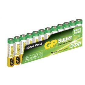 GP Super Alkaline AAA batteri, 24A/LR03, 12-pak GP24A-2VS12