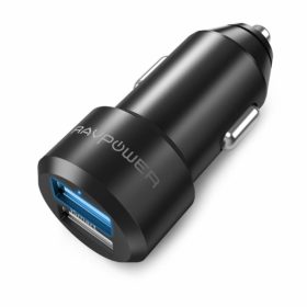 RP-VC006 RAVPower 2-port 24W 4,8A USB car charger, Sort