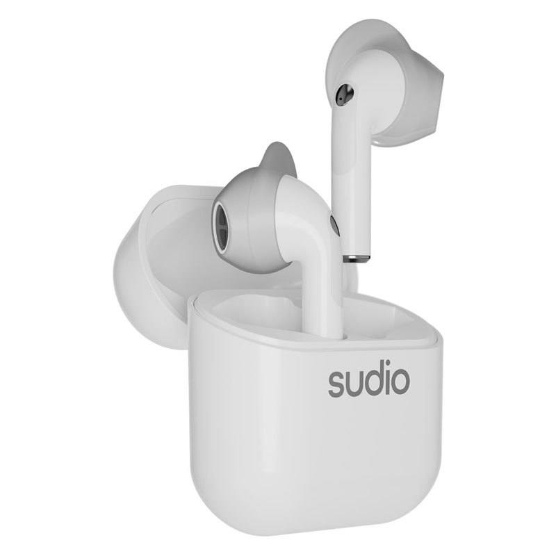 Sudio Nio True Wireless In-Ear Høretelefoner, Hvid