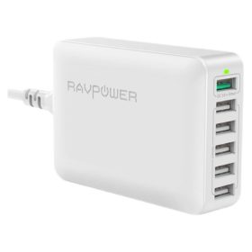 RP-PC029-W_RAVPower-6-port-60W-Quick-Charge-USB-Hub,-Hvid_01