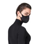 Wolford Care Mask stofmundbind medium large M L Sort