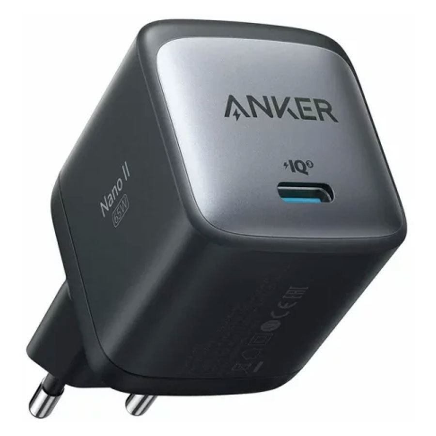 Billede af Anker PowerPort Nano II 65W USB-C Oplader, Sort